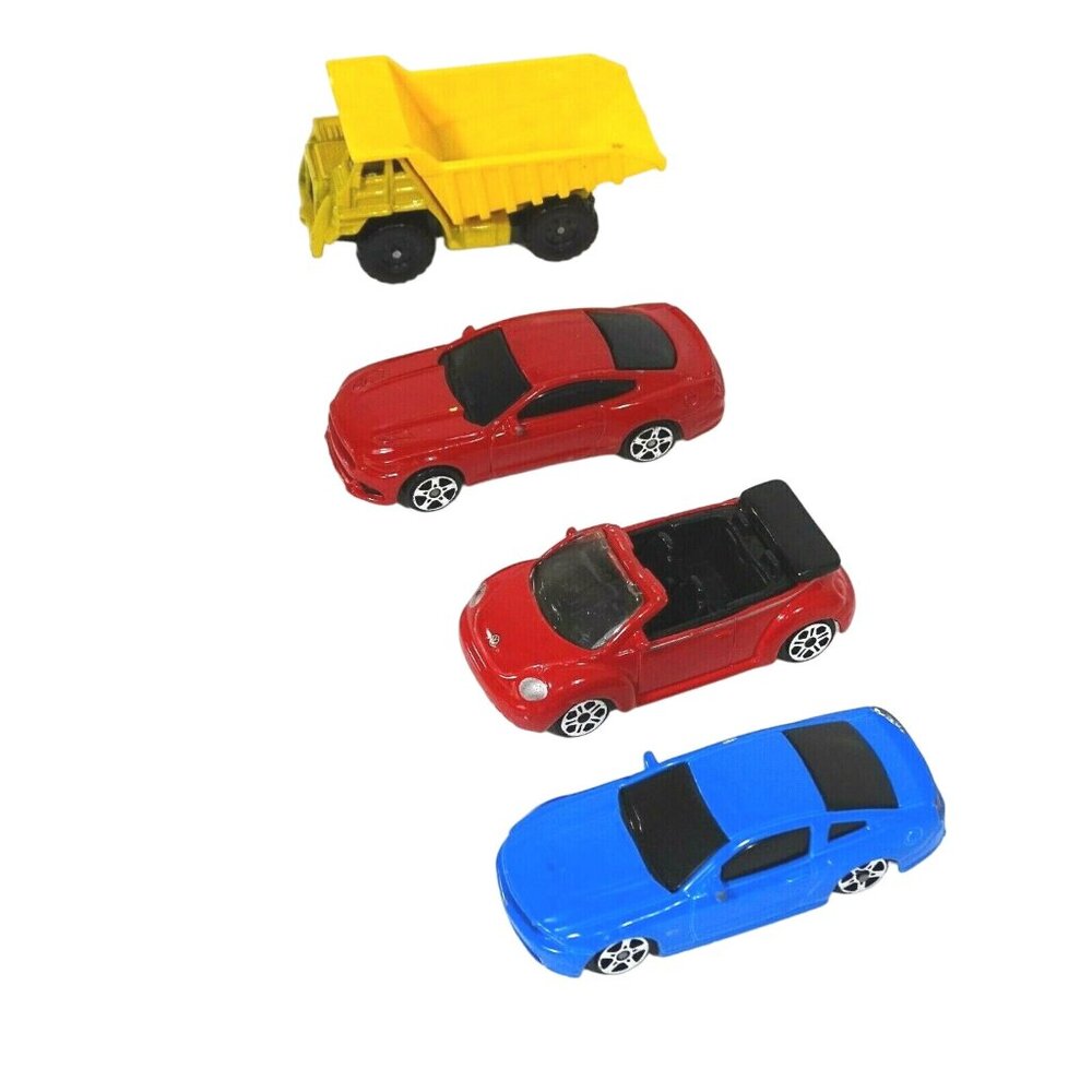 Lot of 8 Maisto Cars Trucks Dump Truck Vehicles Red Blue Yellow FLAWS - Picture 3 of 12